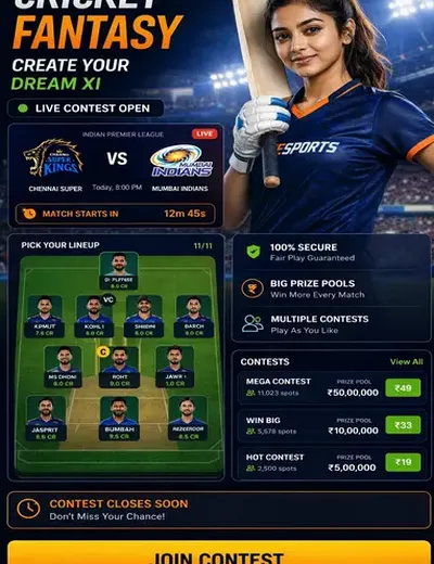 90CLUB (90 club) fantasy cricket & matchday visual 3